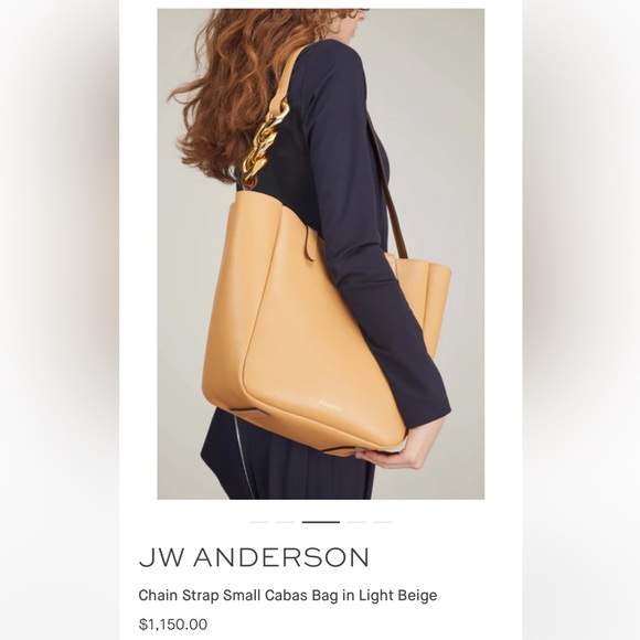 NEW with tags* JW Anderson Chain Strap Small Cabas Bag - Picture 3 of 16